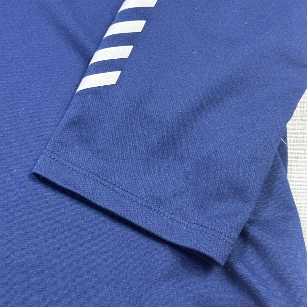 Nike Running Hoodie‎ Mens 2XL Blue Pullover Performance Graphic Long Sleeve